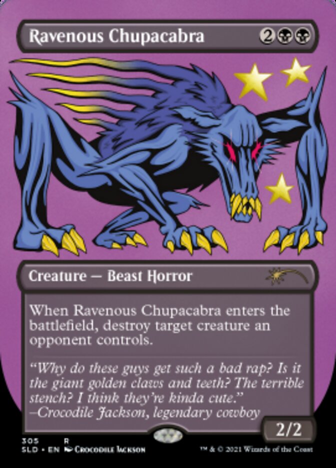 Ravenous Chupacabra (Borderless) [Secret Lair Drop Series] | Tabernacle Games