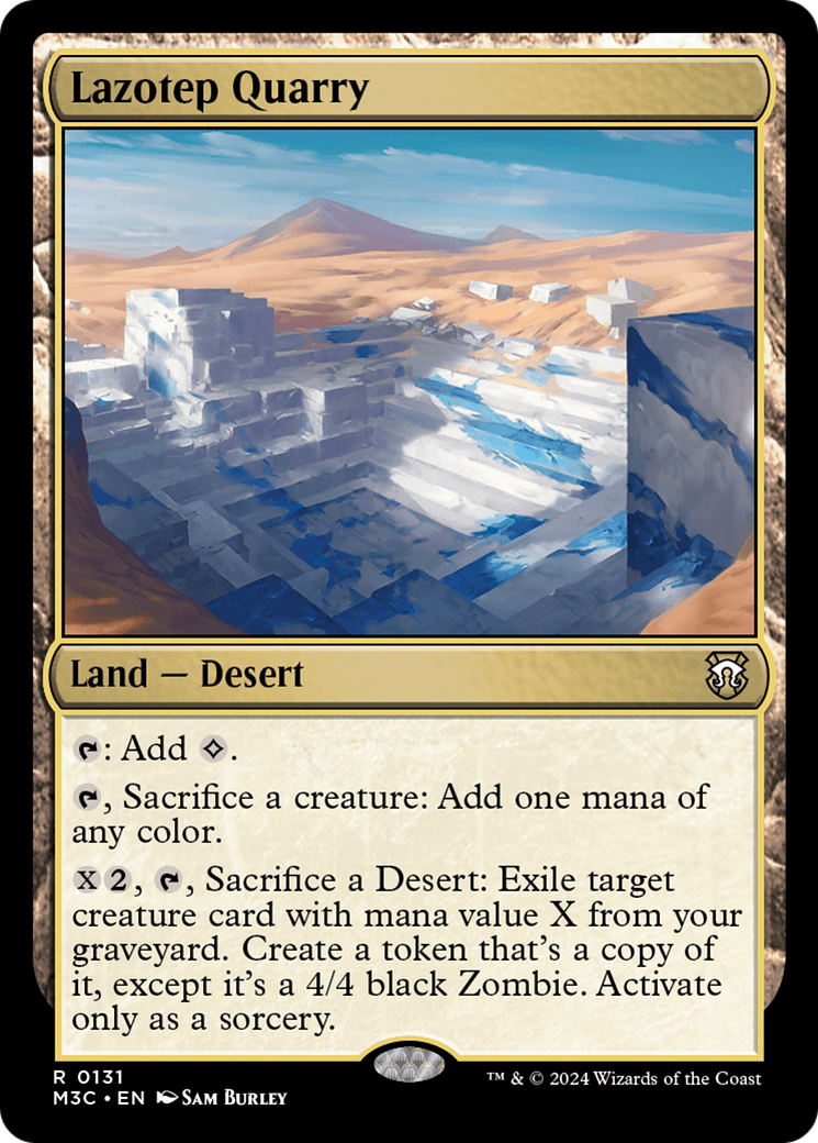 Lazotep Quarry (Extended Art) [Modern Horizons 3 Commander] | Tabernacle Games