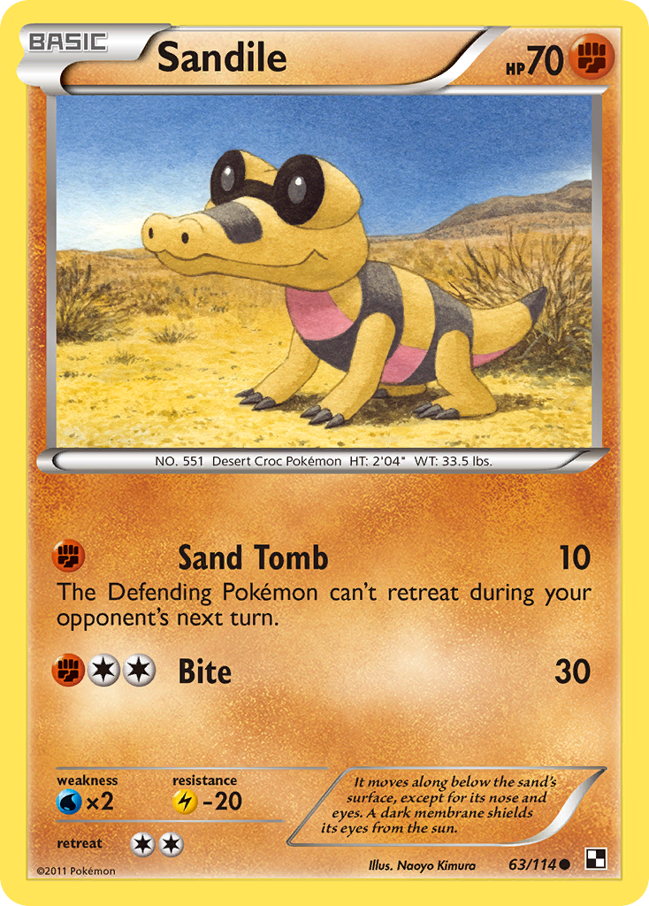Sandile (63/114) [Black & White: Base Set] | Tabernacle Games