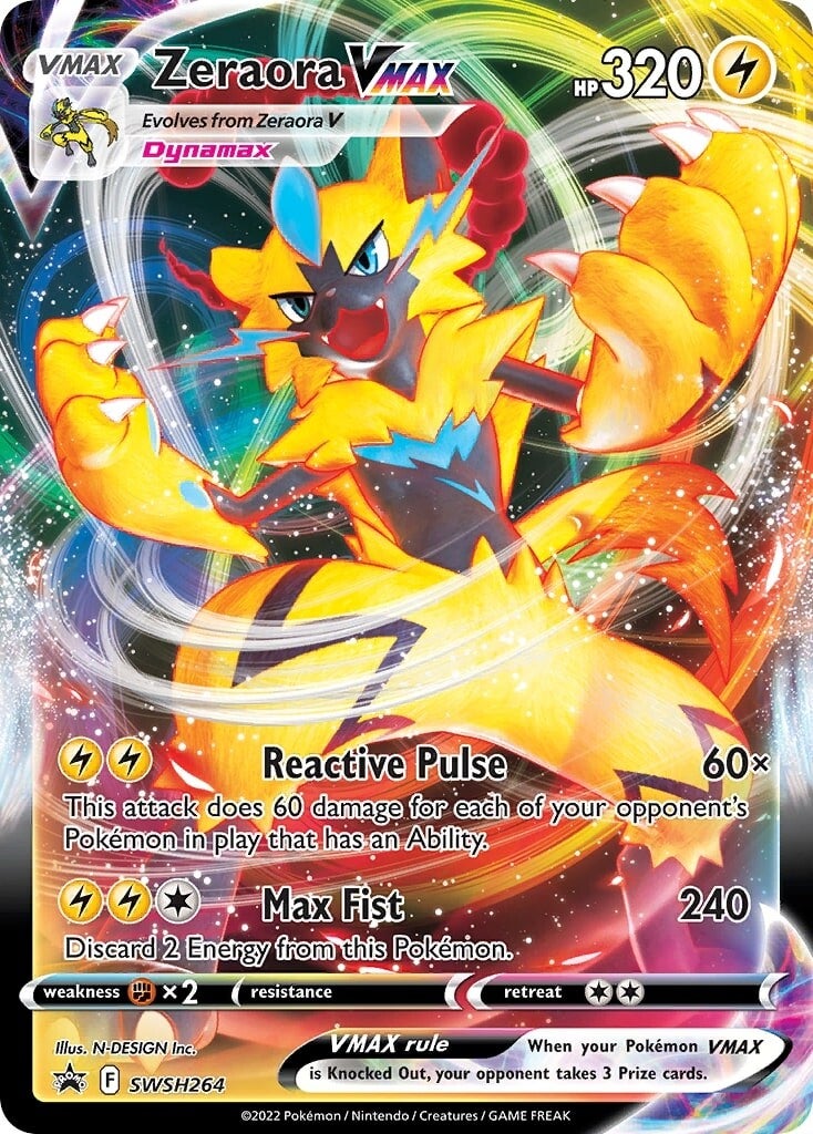 Zeraora VMAX (SWSH264) [Sword & Shield: Black Star Promos] | Tabernacle Games