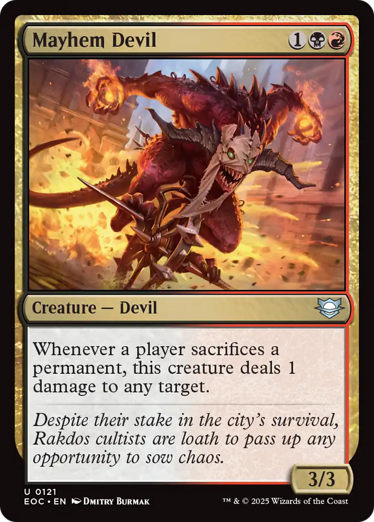 Mayhem Devil [Edge of Eternities Commander] | Tabernacle Games