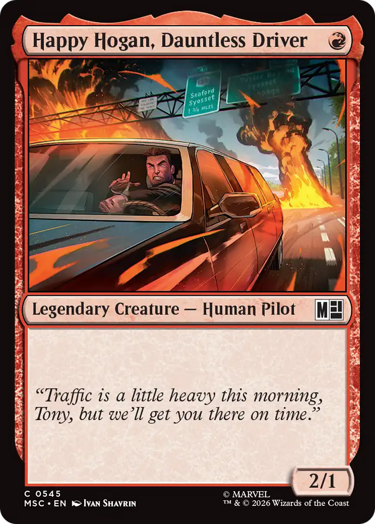 Happy Hogan, Dauntless Driver (0545) [Marvel Super Heroes Commander] | Tabernacle Games