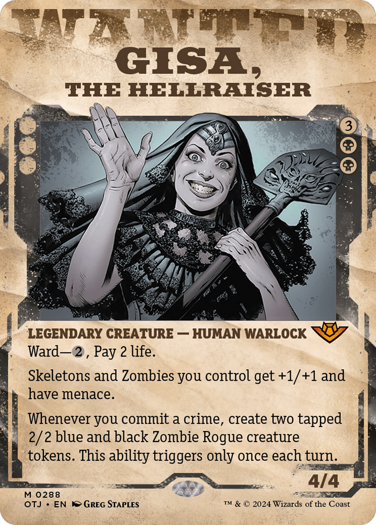 Gisa, the Hellraiser (Showcase) [Outlaws of Thunder Junction] | Tabernacle Games
