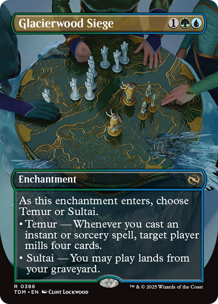Glacierwood Siege (Borderless) [Tarkir: Dragonstorm] | Tabernacle Games