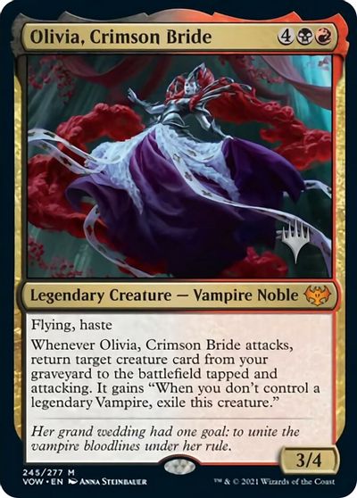 Olivia, Crimson Bride (Promo Pack) [Innistrad: Crimson Vow Promos] | Tabernacle Games