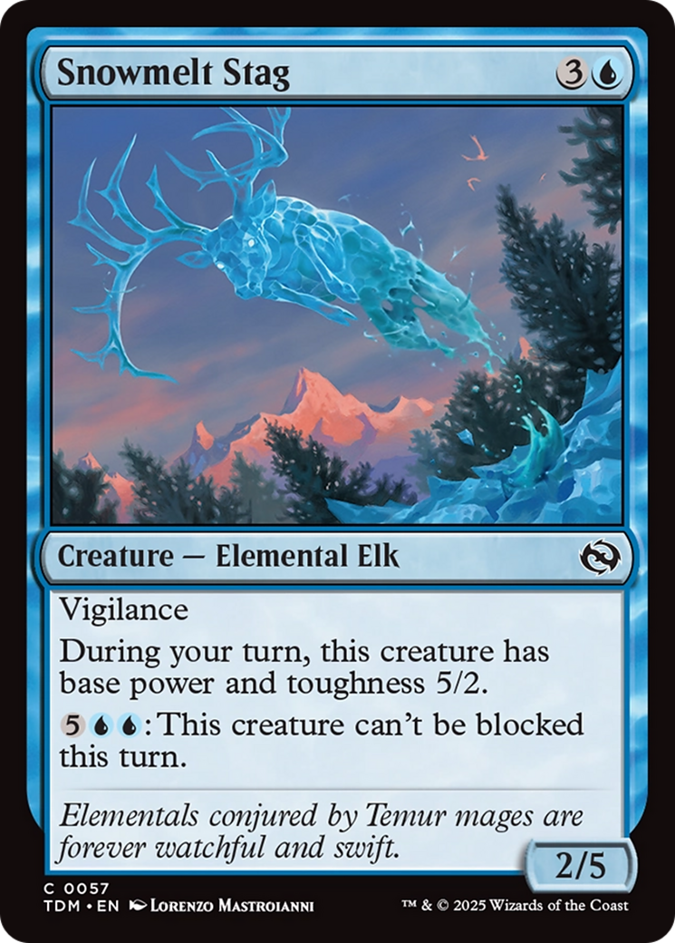 Snowmelt Stag [Tarkir: Dragonstorm] | Tabernacle Games
