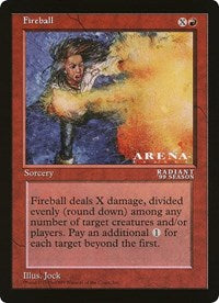 Fireball (Oversized) [Oversize Cards] | Tabernacle Games