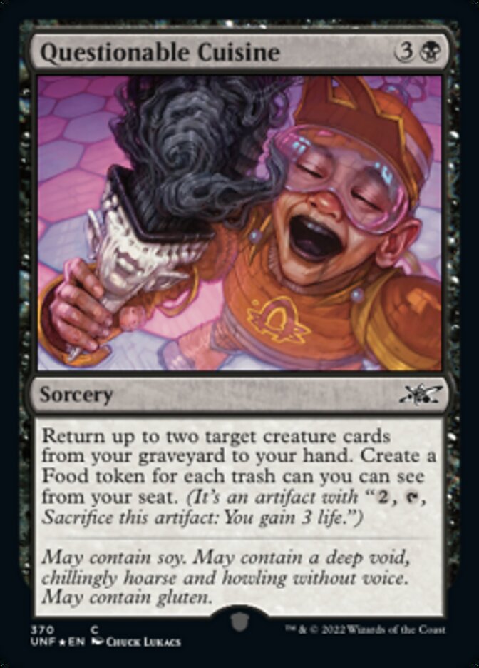 Questionable Cuisine (Galaxy Foil) [Unfinity] | Tabernacle Games