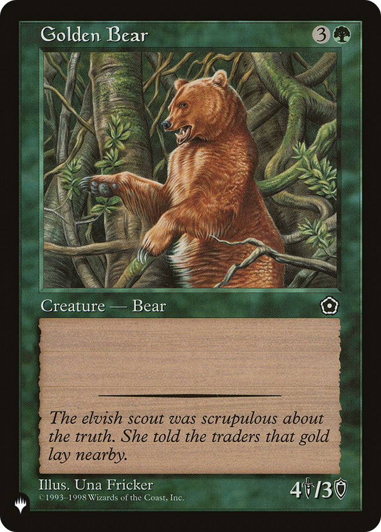 Golden Bear [The List] | Tabernacle Games