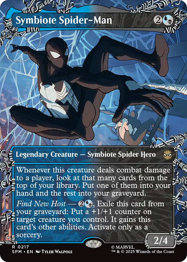 Symbiote Spider-Man (Borderless) [Marvel's Spider-Man] | Tabernacle Games