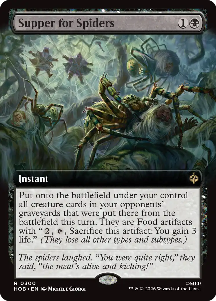 Supper for Spiders (Extended Art) [The Hobbit] | Tabernacle Games