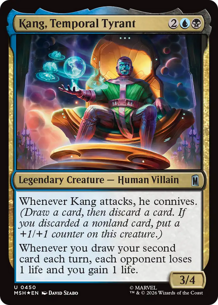 Kang, Temporal Tyrant (Surge Foil) [Marvel Super Heroes] | Tabernacle Games