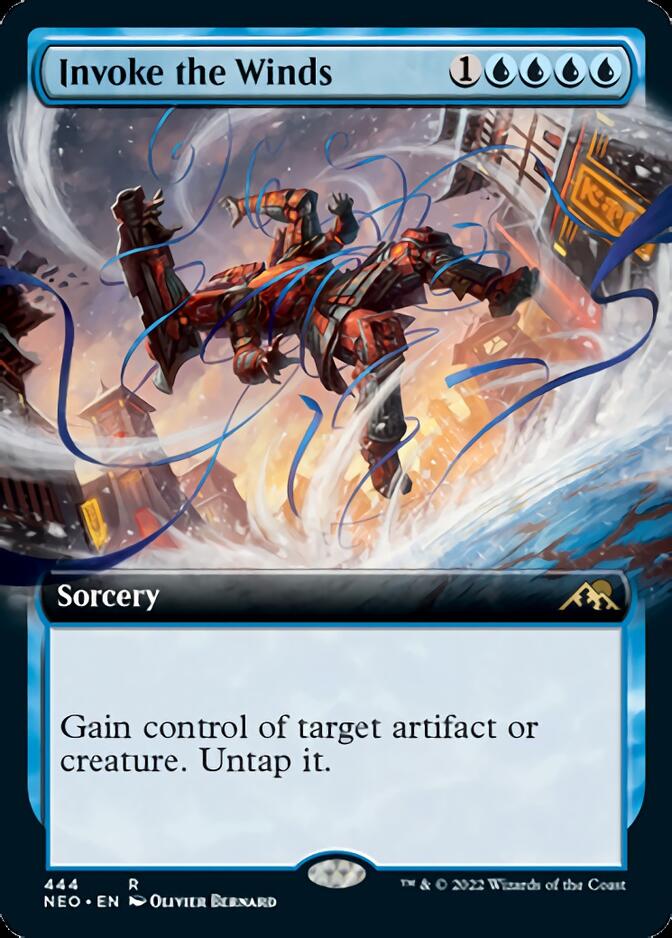 Invoke the Winds (Extended Art) [Kamigawa: Neon Dynasty] | Tabernacle Games