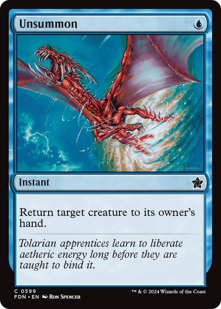 Unsummon [Foundations] | Tabernacle Games