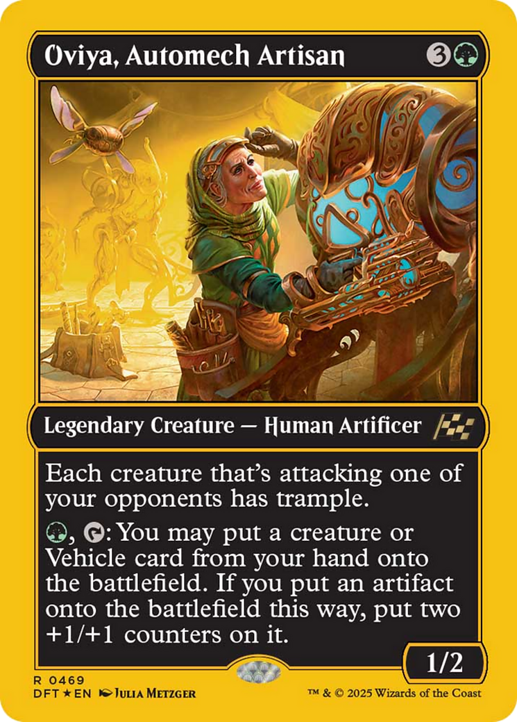 Oviya, Automech Artisan (First-Place Foil) [Aetherdrift] | Tabernacle Games
