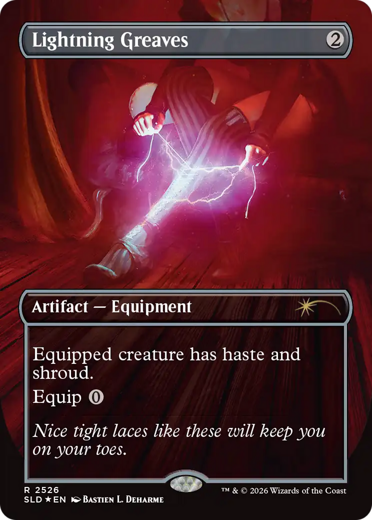 Lightning Greaves (2526) [Secret Lair Drop Series] | Tabernacle Games