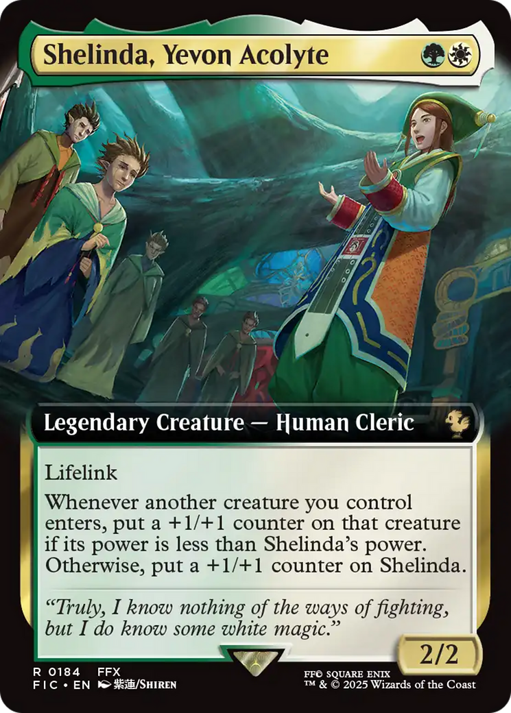 Shelinda, Yevon Acolyte (Extended Art) [FINAL FANTASY Commander] | Tabernacle Games