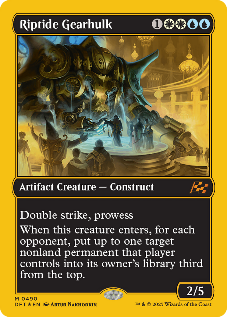 Riptide Gearhulk (First-Place Foil) [Aetherdrift] | Tabernacle Games