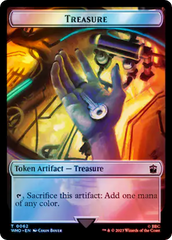 Human Noble // Treasure (0062) Double-Sided Token (Surge Foil) [Doctor Who Tokens] | Tabernacle Games