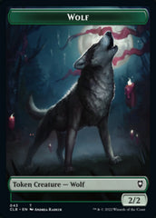 Wolf // Insect Double-Sided Token [Commander Legends: Battle for Baldur's Gate Tokens] | Tabernacle Games
