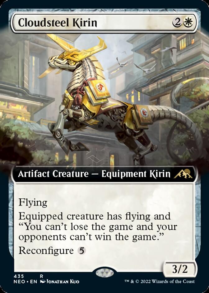 Cloudsteel Kirin (Extended Art) [Kamigawa: Neon Dynasty] | Tabernacle Games