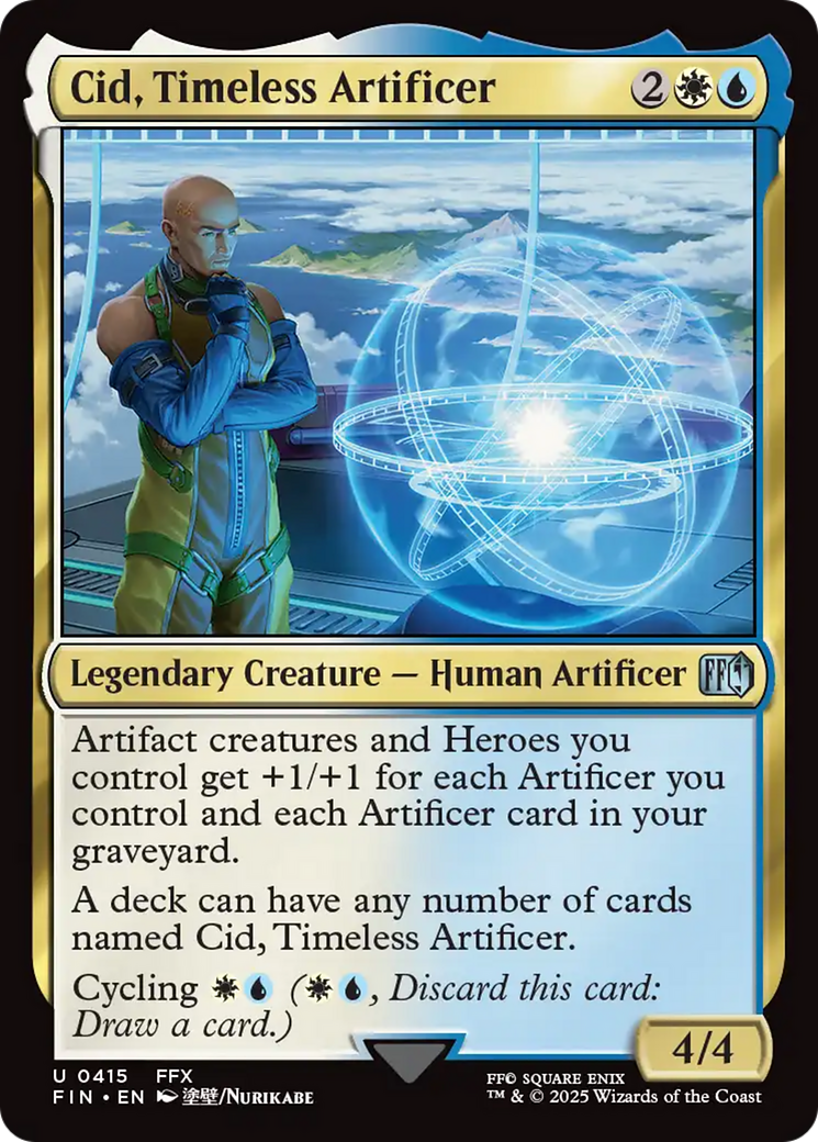 Cid, Timeless Artificer (0415) [FINAL FANTASY] | Tabernacle Games