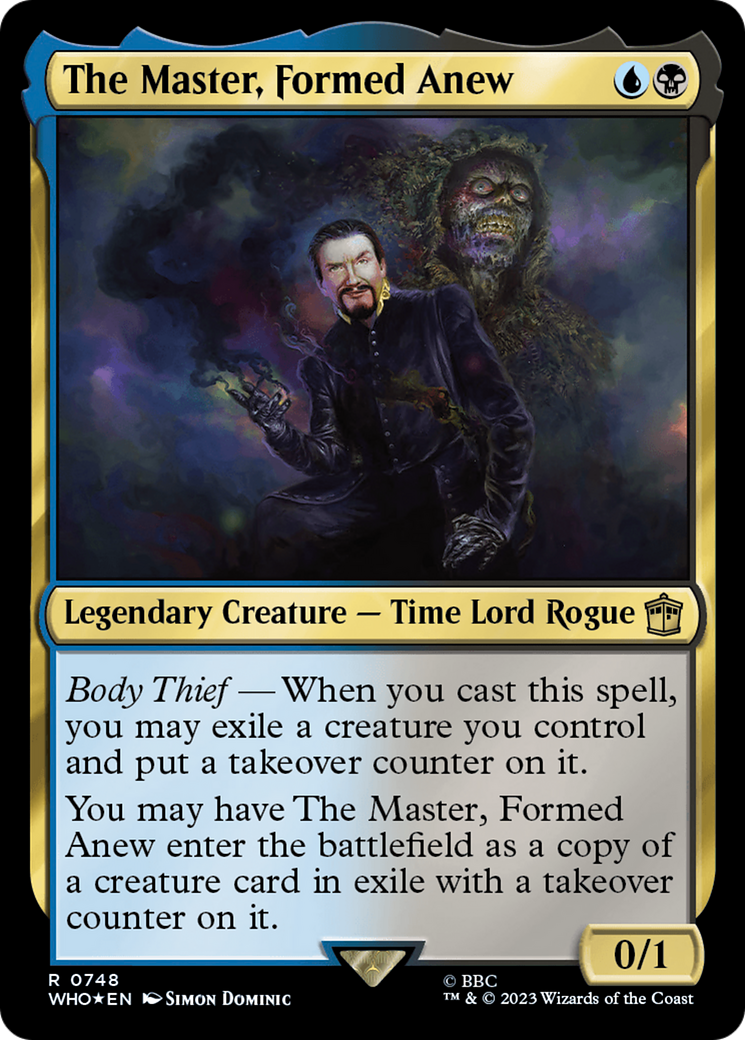 The Master, Formed Anew (Surge Foil) [Doctor Who] | Tabernacle Games