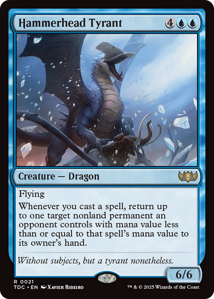 Hammerhead Tyrant [Tarkir: Dragonstorm Commander] | Tabernacle Games