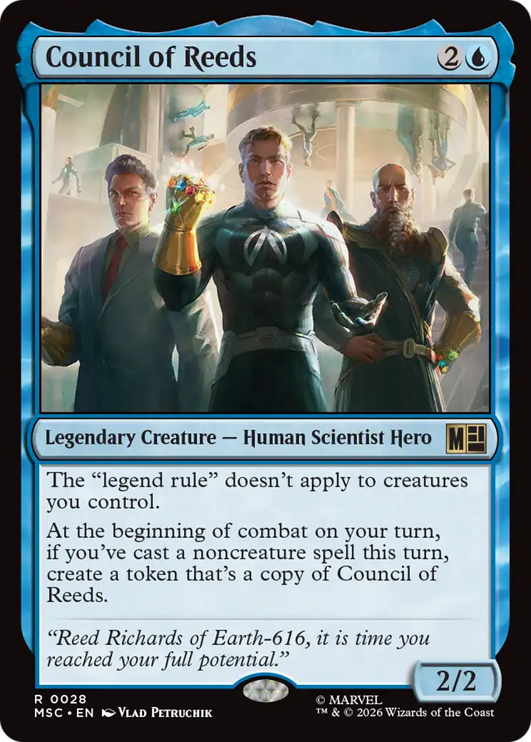 Council of Reeds (Surge Foil) [Marvel Super Heroes Commander] | Tabernacle Games