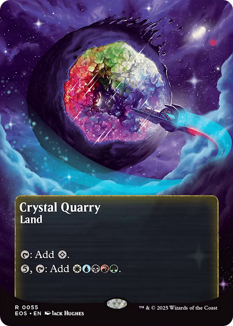 Crystal Quarry (0055) (Borderless) [Edge of Eternities: Stellar Sights] | Tabernacle Games