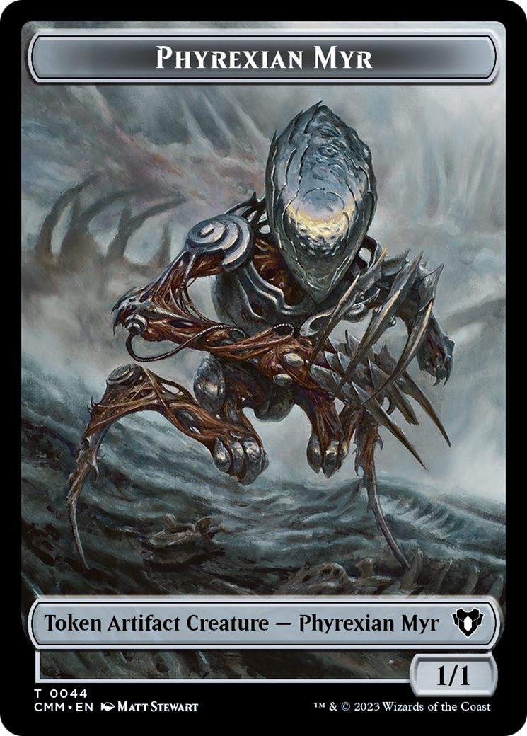 Phyrexian Myr Token [Commander Masters Tokens] | Tabernacle Games