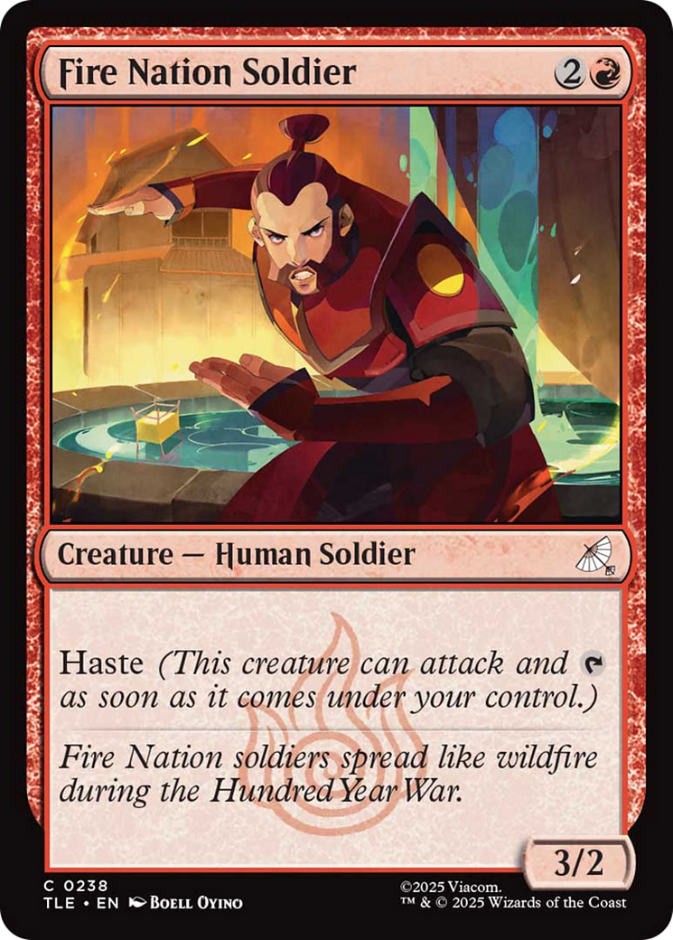 Fire Nation Soldier [Avatar: The Last Airbender: Eternal-Legal] | Tabernacle Games