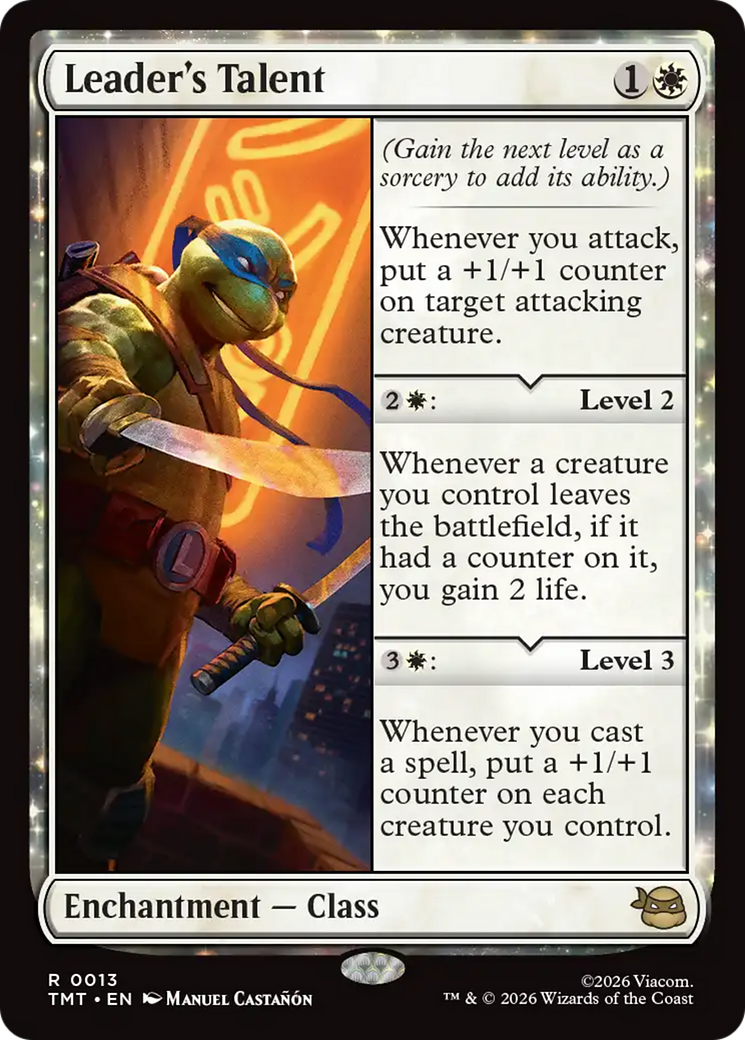 Leader's Talent [Teenage Mutant Ninja Turtles] | Tabernacle Games