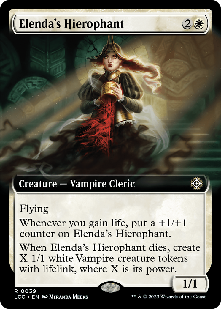 Elenda's Hierophant (Extended Art) [The Lost Caverns of Ixalan Commander] | Tabernacle Games