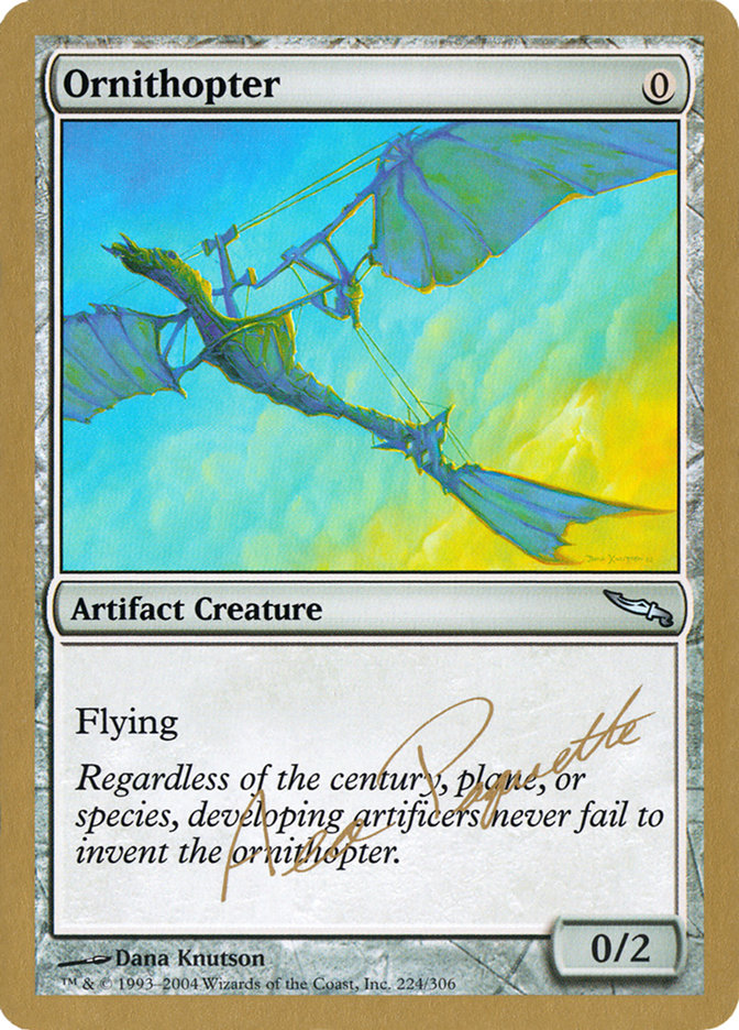 Ornithopter (Aeo Paquette) [World Championship Decks 2004] | Tabernacle Games