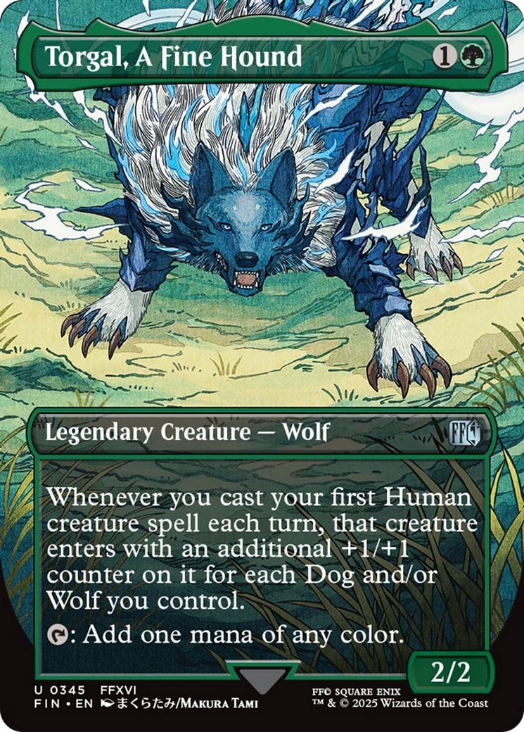 Torgal, A Fine Hound (Borderless) [FINAL FANTASY] | Tabernacle Games
