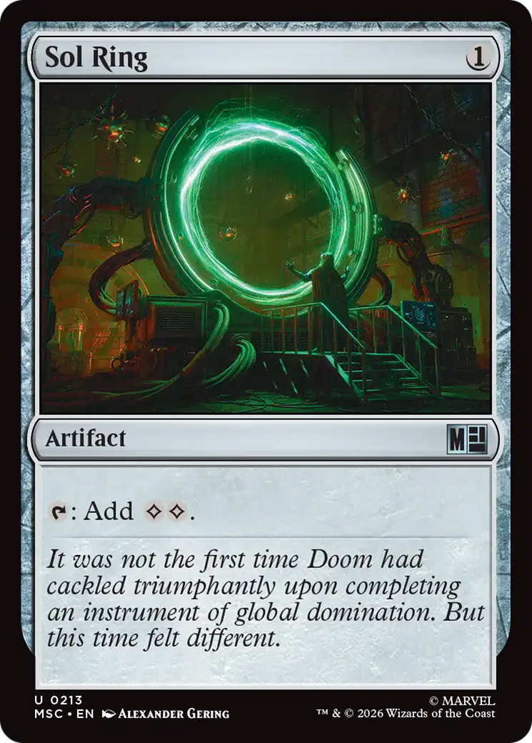 Sol Ring (0213) (Surge Foil) [Marvel Super Heroes Commander] | Tabernacle Games