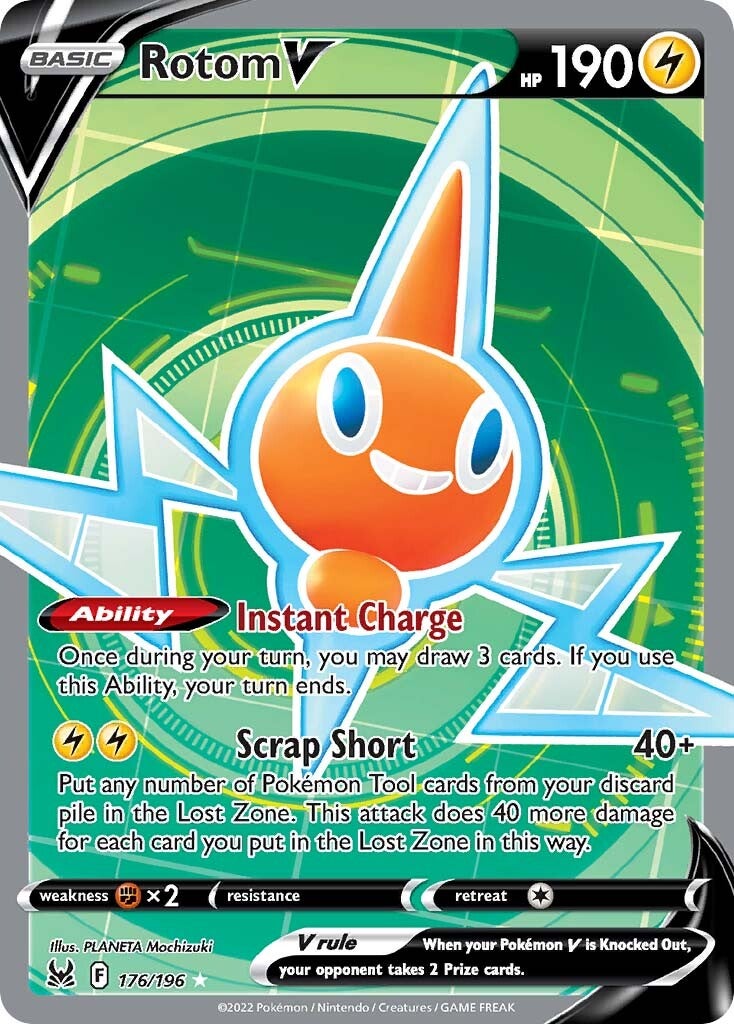 Rotom V (176/196) [Sword & Shield: Lost Origin] | Tabernacle Games