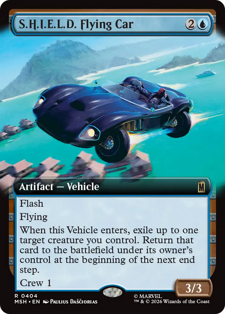 S.H.I.E.L.D. Flying Car (Extended Art) [Marvel Super Heroes] | Tabernacle Games