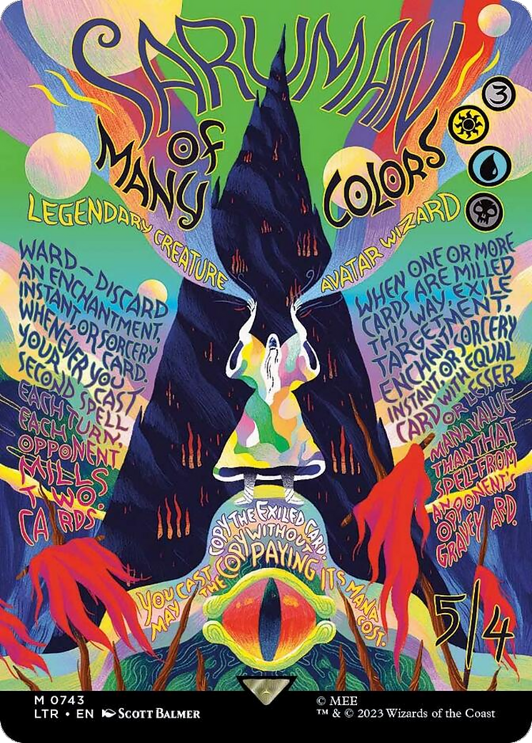 Saruman of Many Colors (Borderless Poster) [The Lord of the Rings: Tales of Middle-Earth] | Tabernacle Games