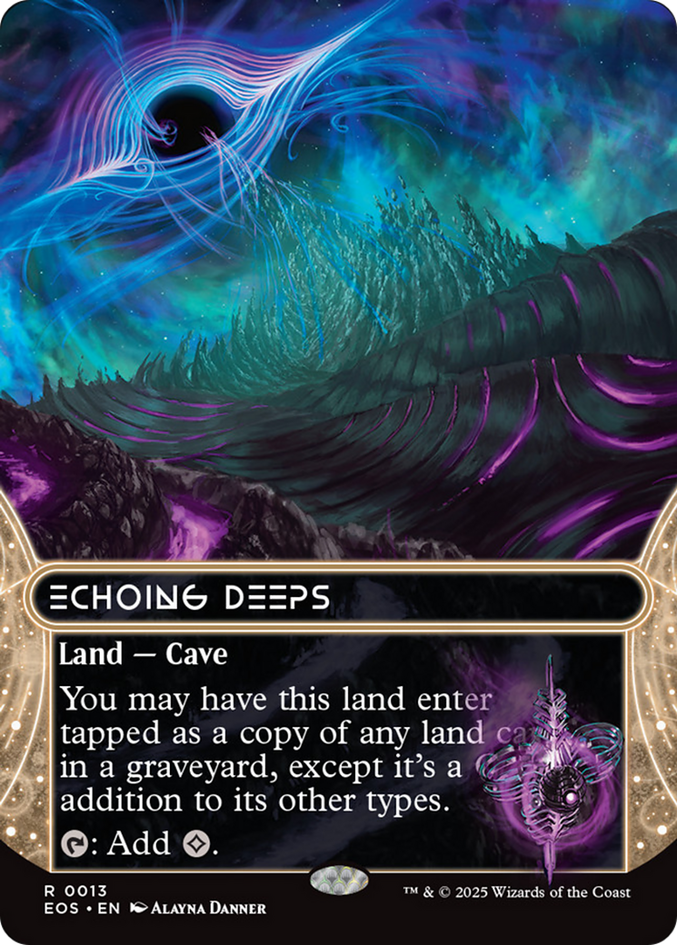 Echoing Deeps (0013) (Borderless) [Edge of Eternities: Stellar Sights] | Tabernacle Games