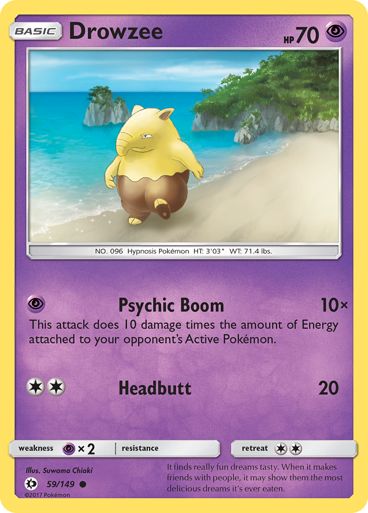 Drowzee (59/149) [Sun & Moon: Base Set] | Tabernacle Games