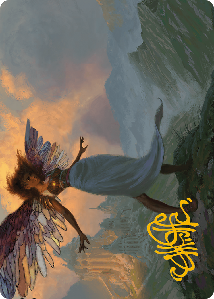 Glasswing Grace Art Card (Gold-Stamped Signature) [Modern Horizons 3 Art Series] | Tabernacle Games
