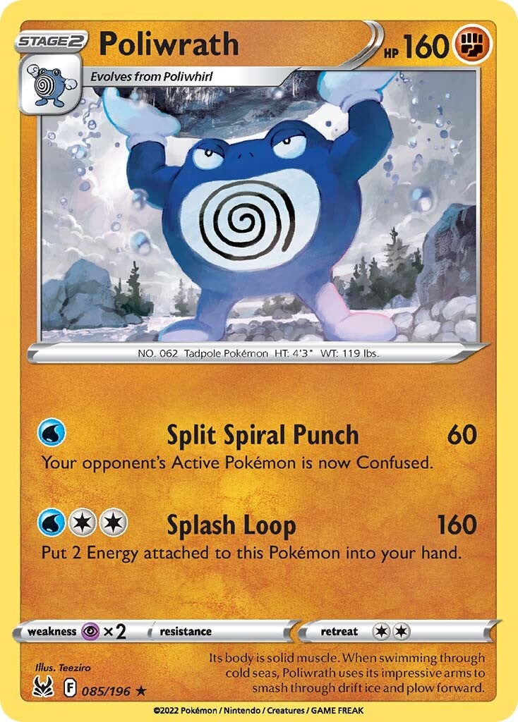 Poliwrath (085/196) [Sword & Shield: Lost Origin] | Tabernacle Games