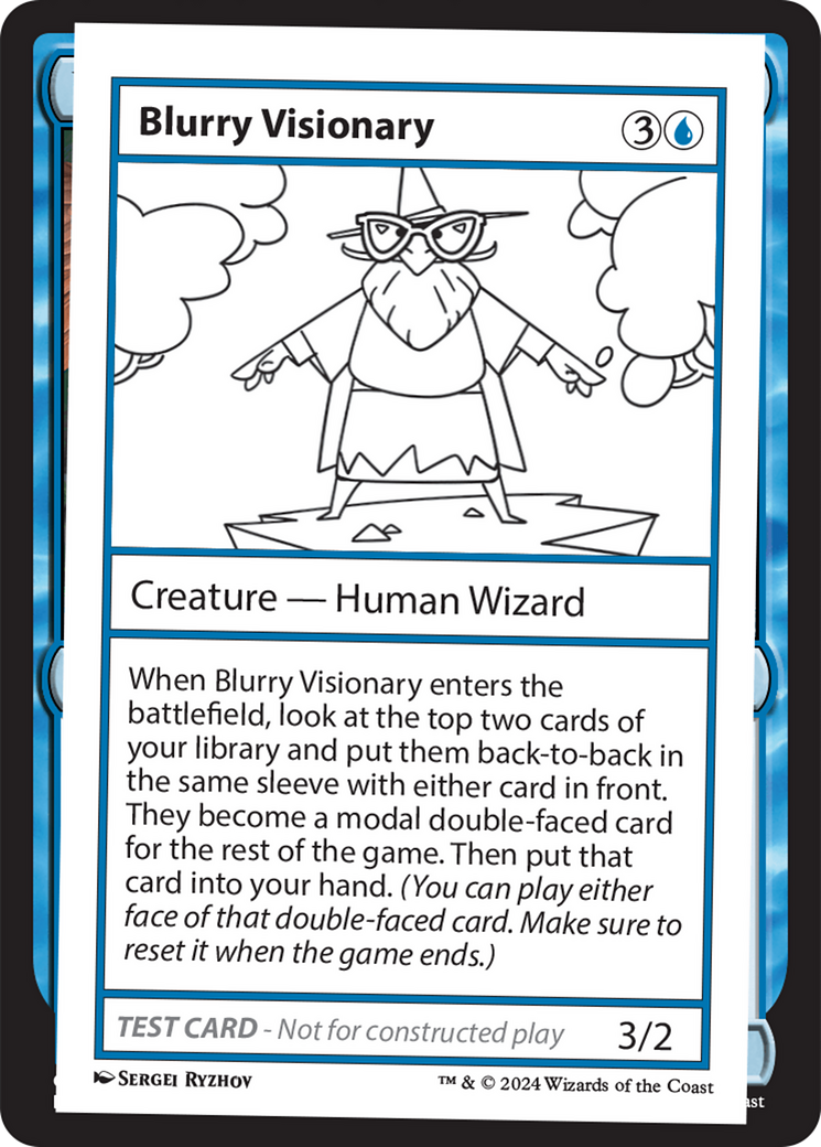 Blurry Visionary [Mystery Booster 2 Playtest Cards] | Tabernacle Games