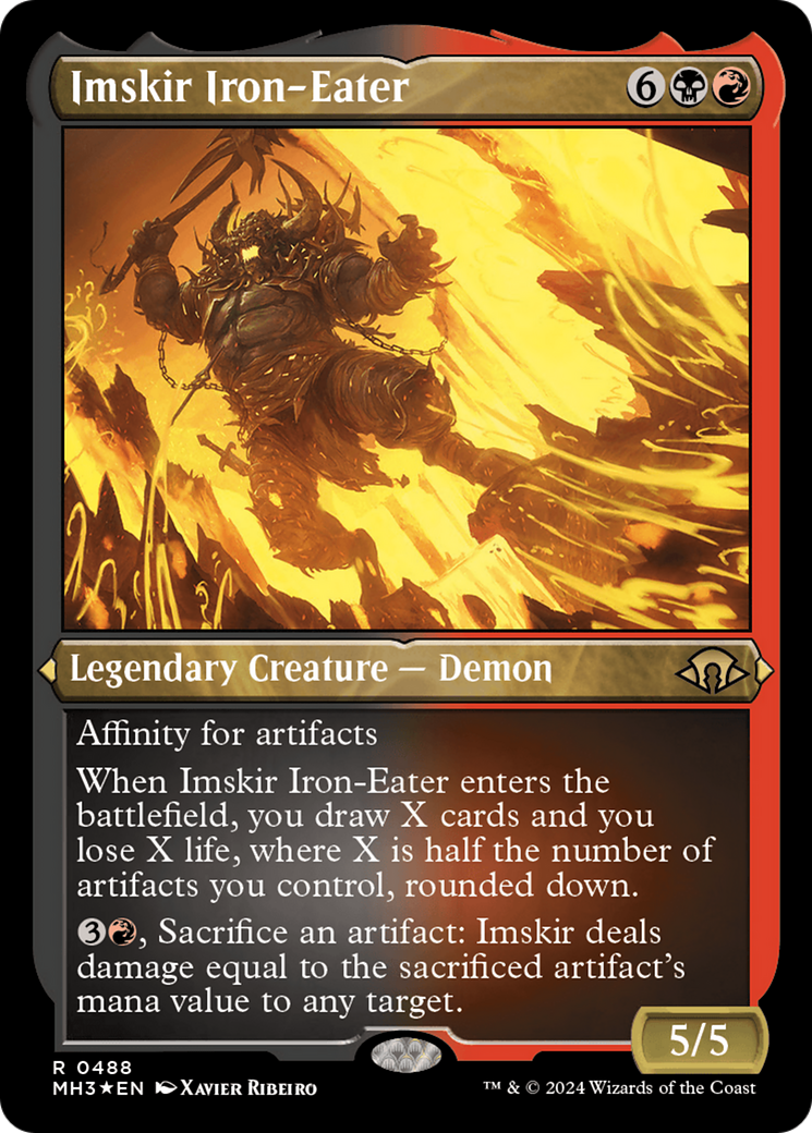 Imskir Iron-Eater (Foil Etched) [Modern Horizons 3] | Tabernacle Games