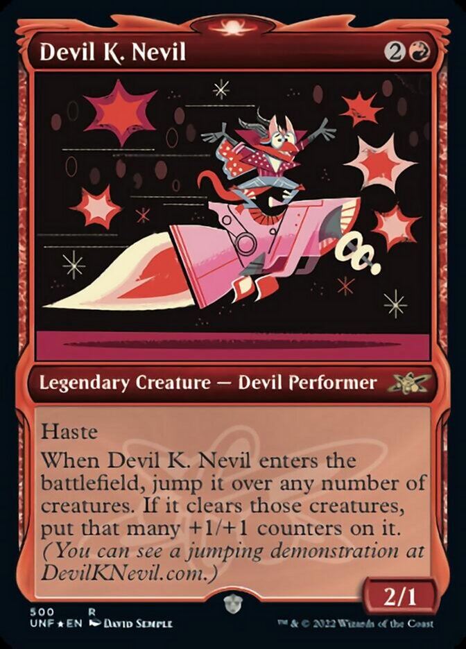 Devil K. Nevil (Showcase) (Galaxy Foil) [Unfinity] | Tabernacle Games