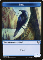 Treasure // Bird Double-Sided Token [Kaldheim Tokens] | Tabernacle Games