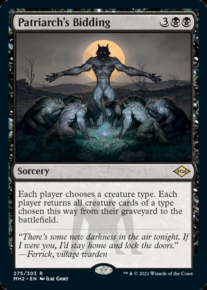 Patriarch's Bidding (Foil Etched) [Modern Horizons 2] | Tabernacle Games