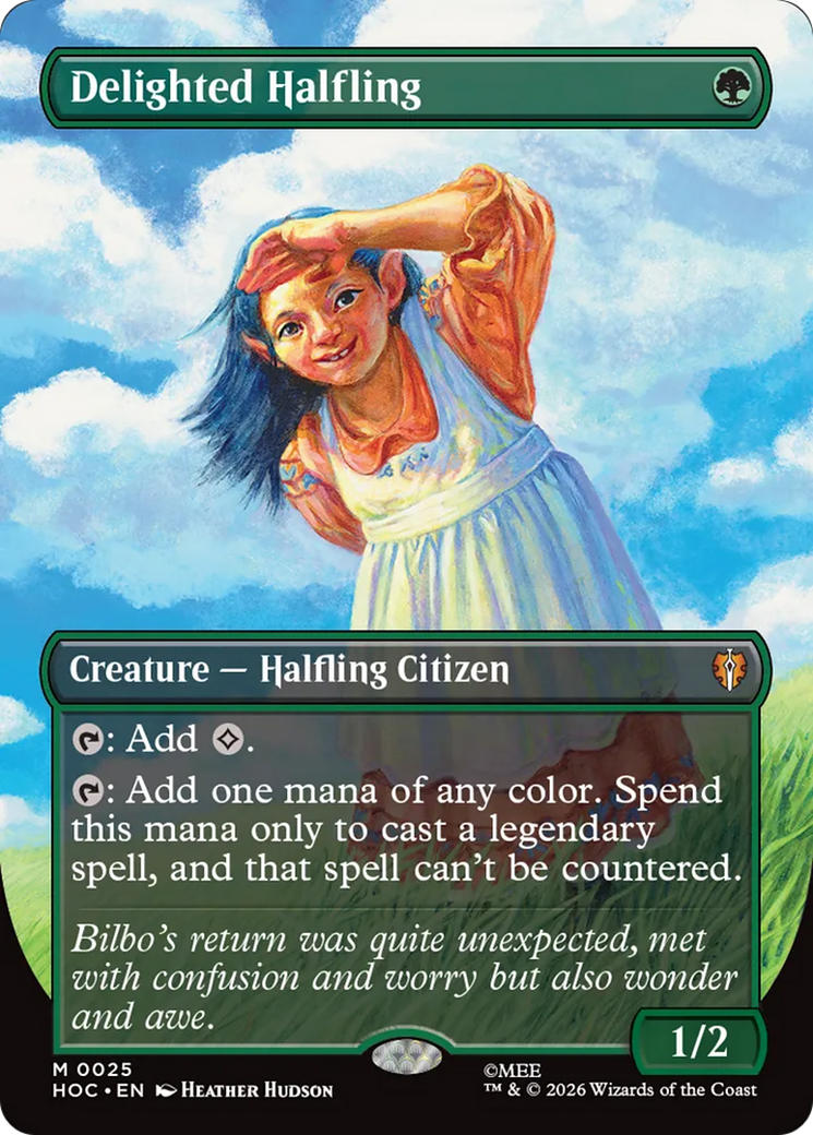 Delighted Halfling (Borderless) [The Hobbit: Eternal-Legal] | Tabernacle Games